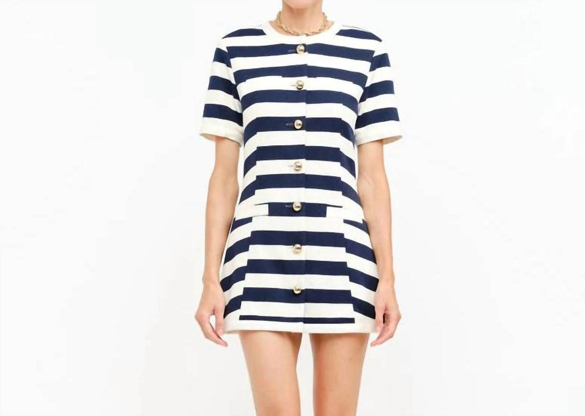 Sofie The Label - Classic Striped Mini Dress