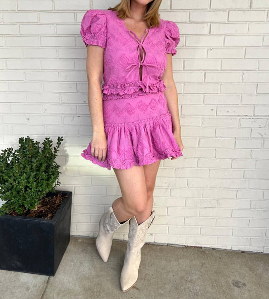 Sofie The Label - Hillary Floral Mini Skirt - clothing - floral - mini