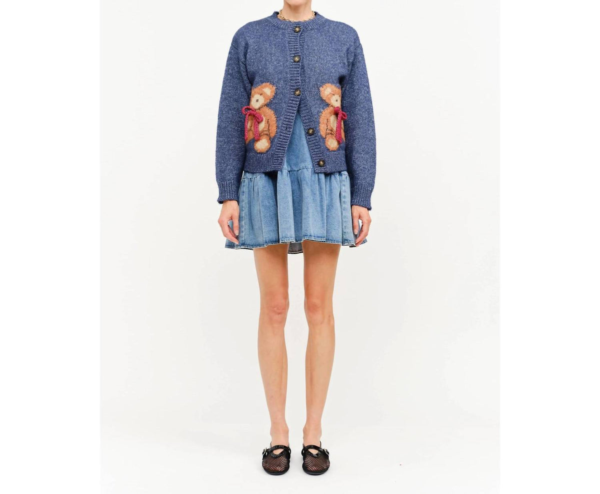 Sofie The Label - Teddy Button Front Cardigan