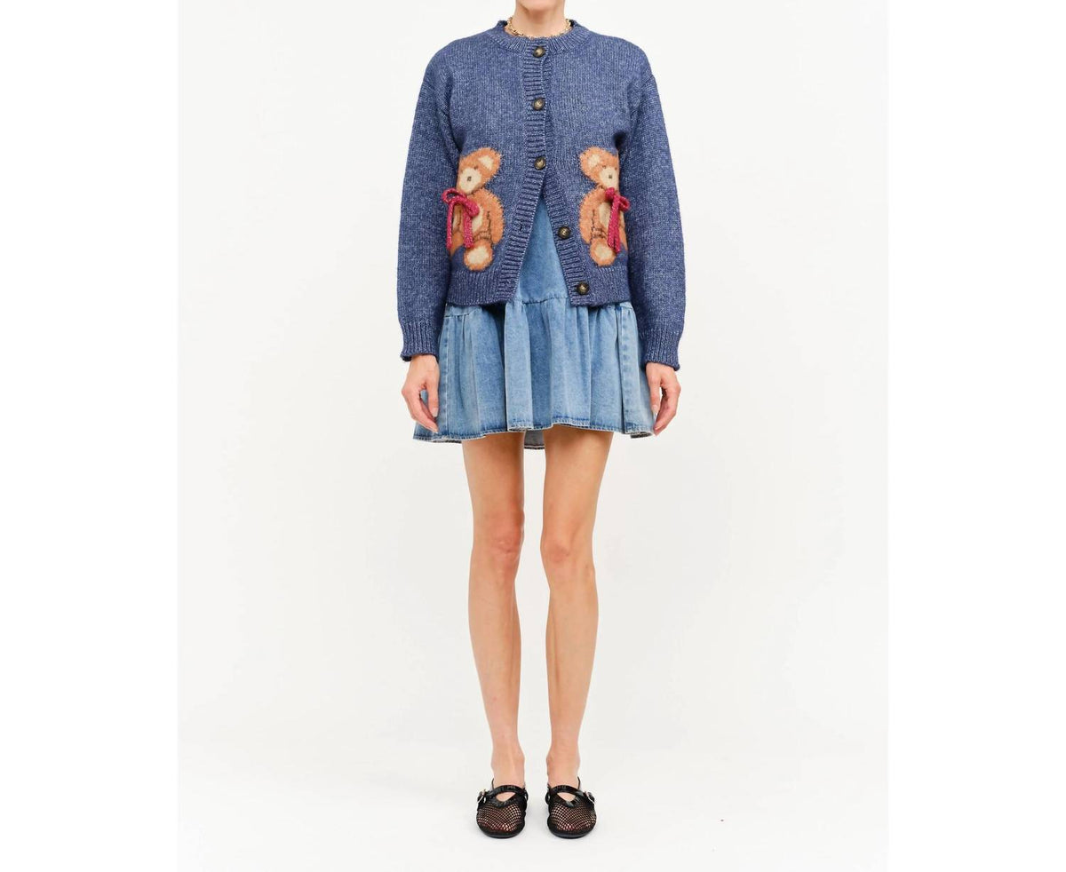 Sofie The Label - Teddy Button Front Cardigan