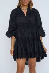 Sofie The Label - Violet Dress with Trim Inserts