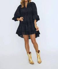 Sofie The Label - Violet Dress with Trim Inserts