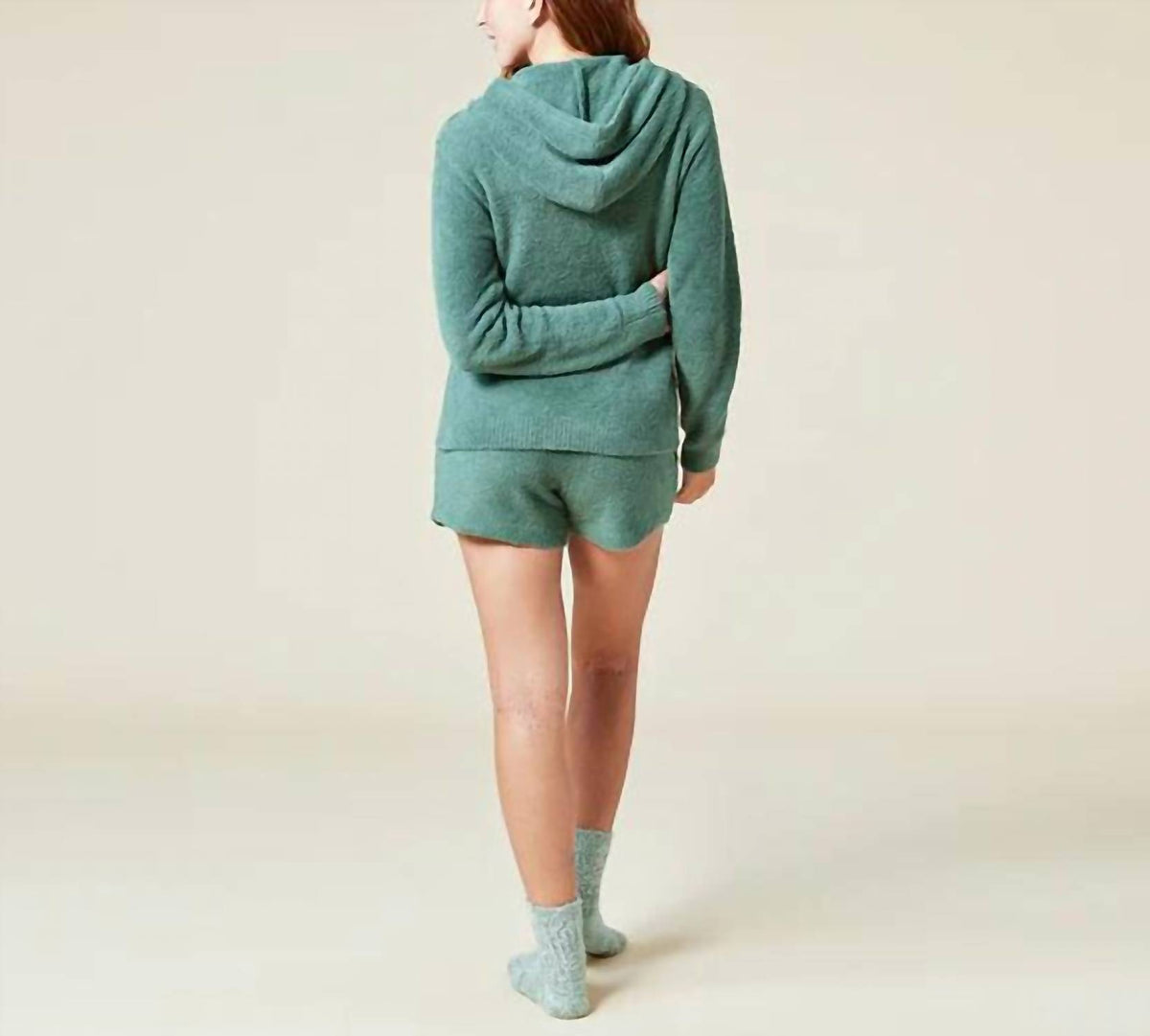 Softies - Solid Marshmallow Hoodie Short Set