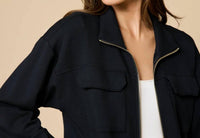 Softies - Super Soft Dreamtech Double Zip Bomber Jacket