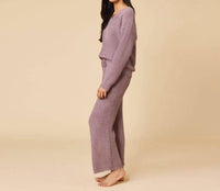 Softies - Waffle Marshmallow V Neck Pajama Set