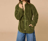 Softies - Women's Soft Plush Double Zip Jacket