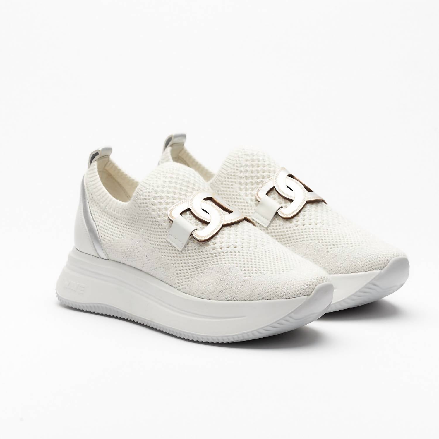 Softwaves - Women's Simone Slip - on Shoes - shoes - silver - sneakers