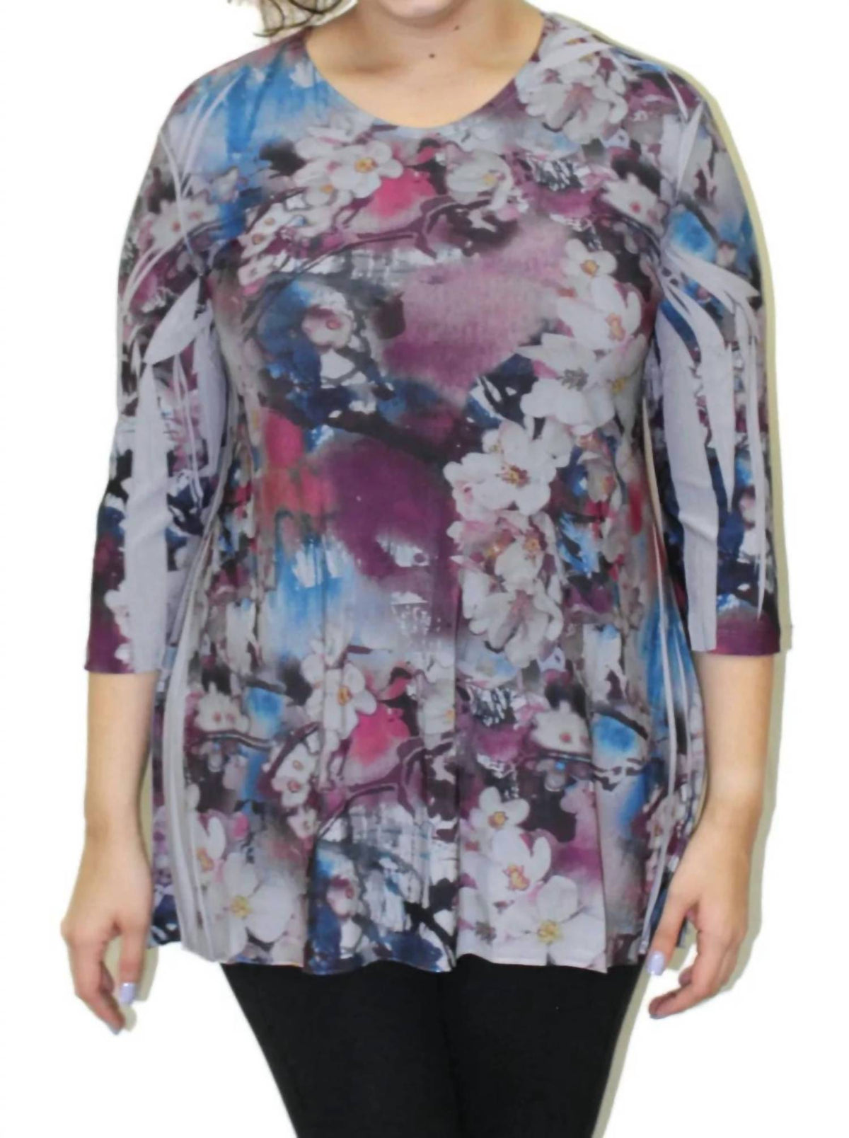 Sole Dione Studio - Floral Bouquet Tunic Top