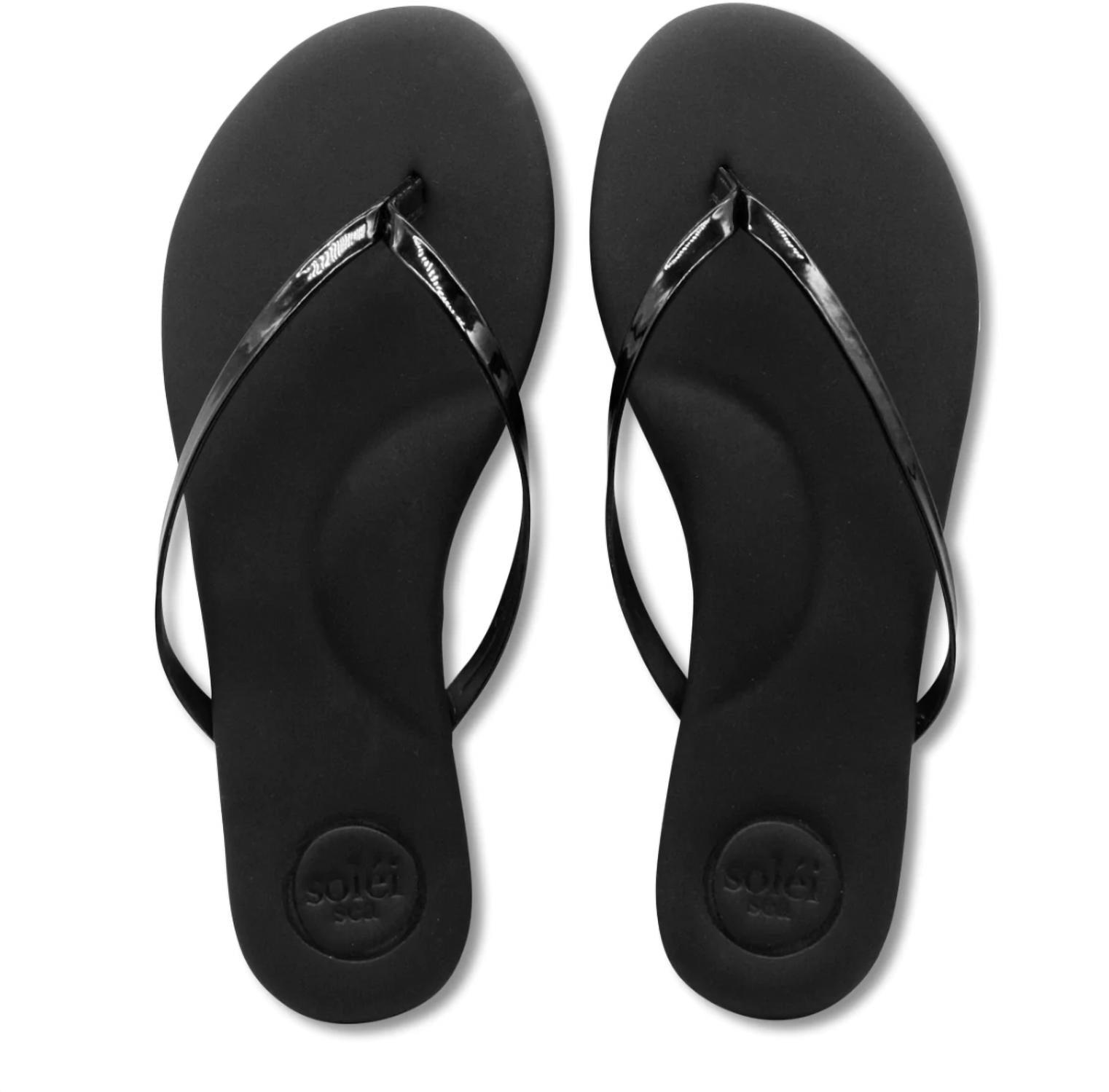 Solei Sea - Women's Indie Strap Sandals - black - sandals - shoes