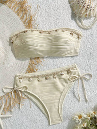 Soli Echo - Women's Shell-embellished Bikini Set