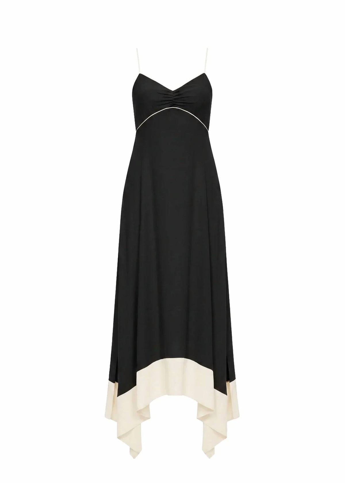 Solid & Striped - Lennox Drape Midi Dress