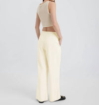 Solid & Striped - Monaco Straight Leg Pants - beige - clothing - pants