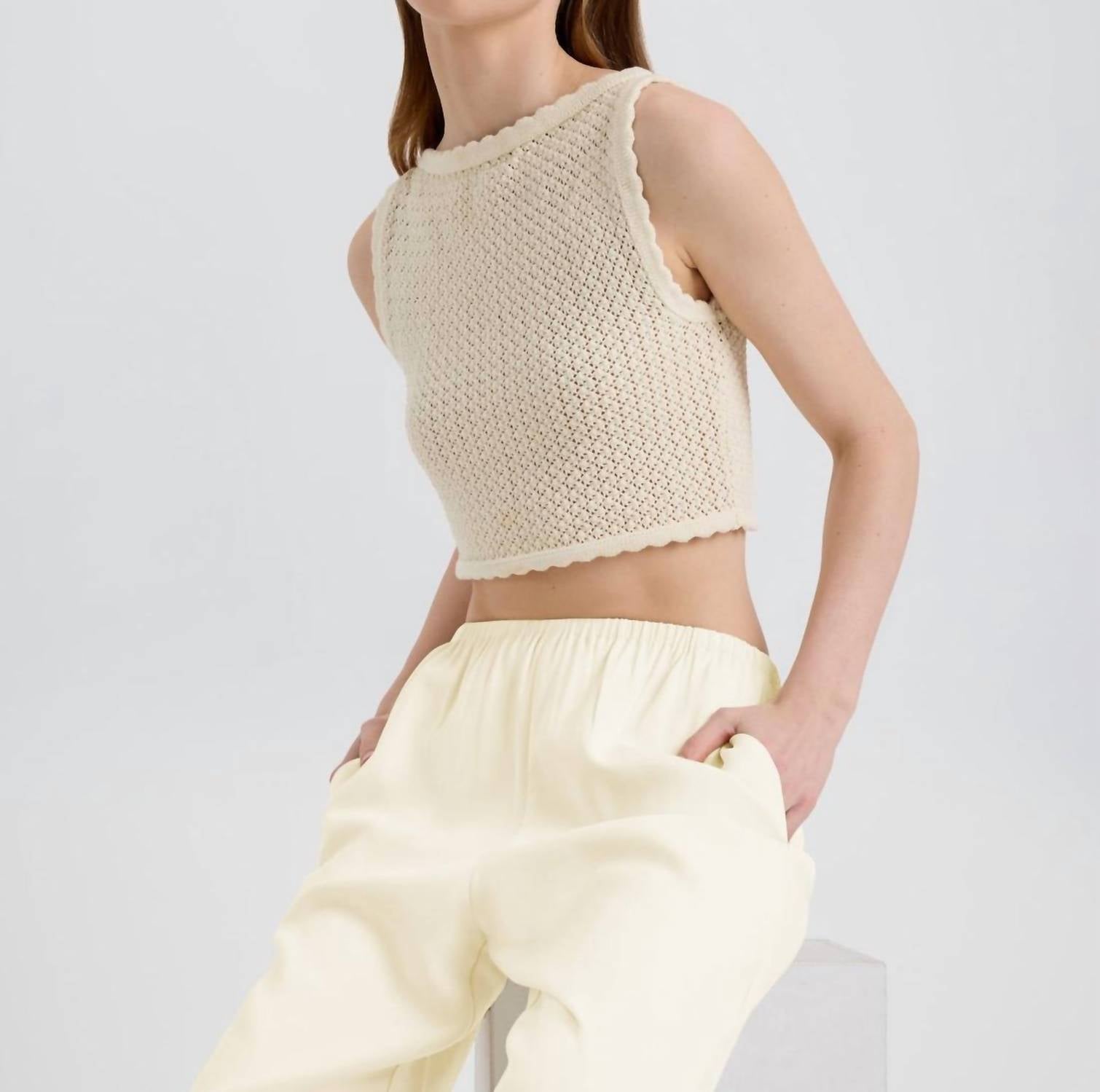 Solid & Striped - Monaco Straight Leg Pants - beige - clothing - pants