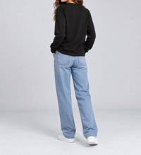 Something Navy - Long Sleeve Logo Tee