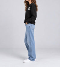 Something Navy - Long Sleeve Logo Tee
