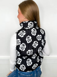 Southern Grace - Ribbed Reversible Puffer Vest