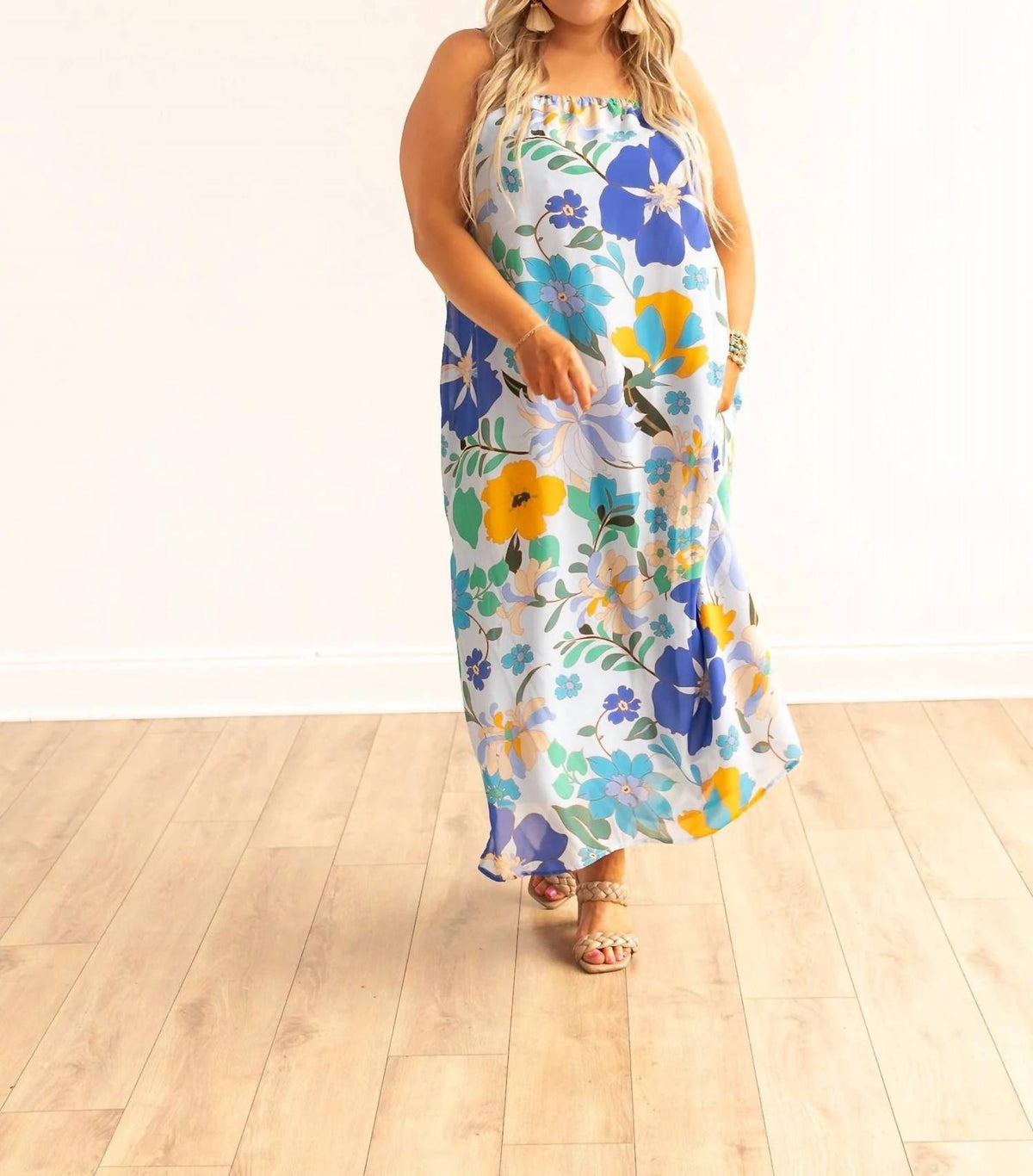 Southern Grace - Tropical Maxi Dress