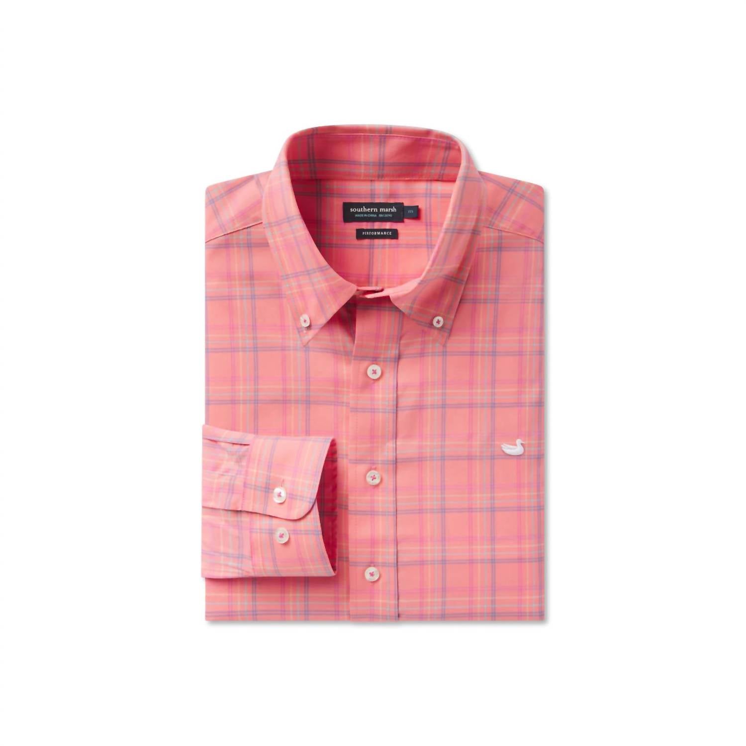 Southern Marsh - Chatham Lines Performance Shirt - clothing - cotton - blend - dress - shirts