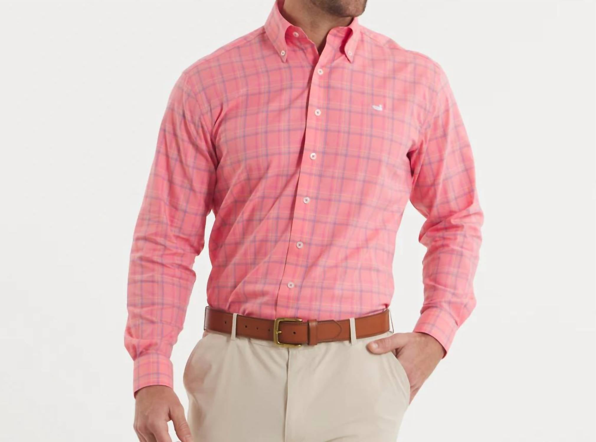 Southern Marsh - Chatham Lines Performance Shirt - clothing - cotton - blend - dress - shirts