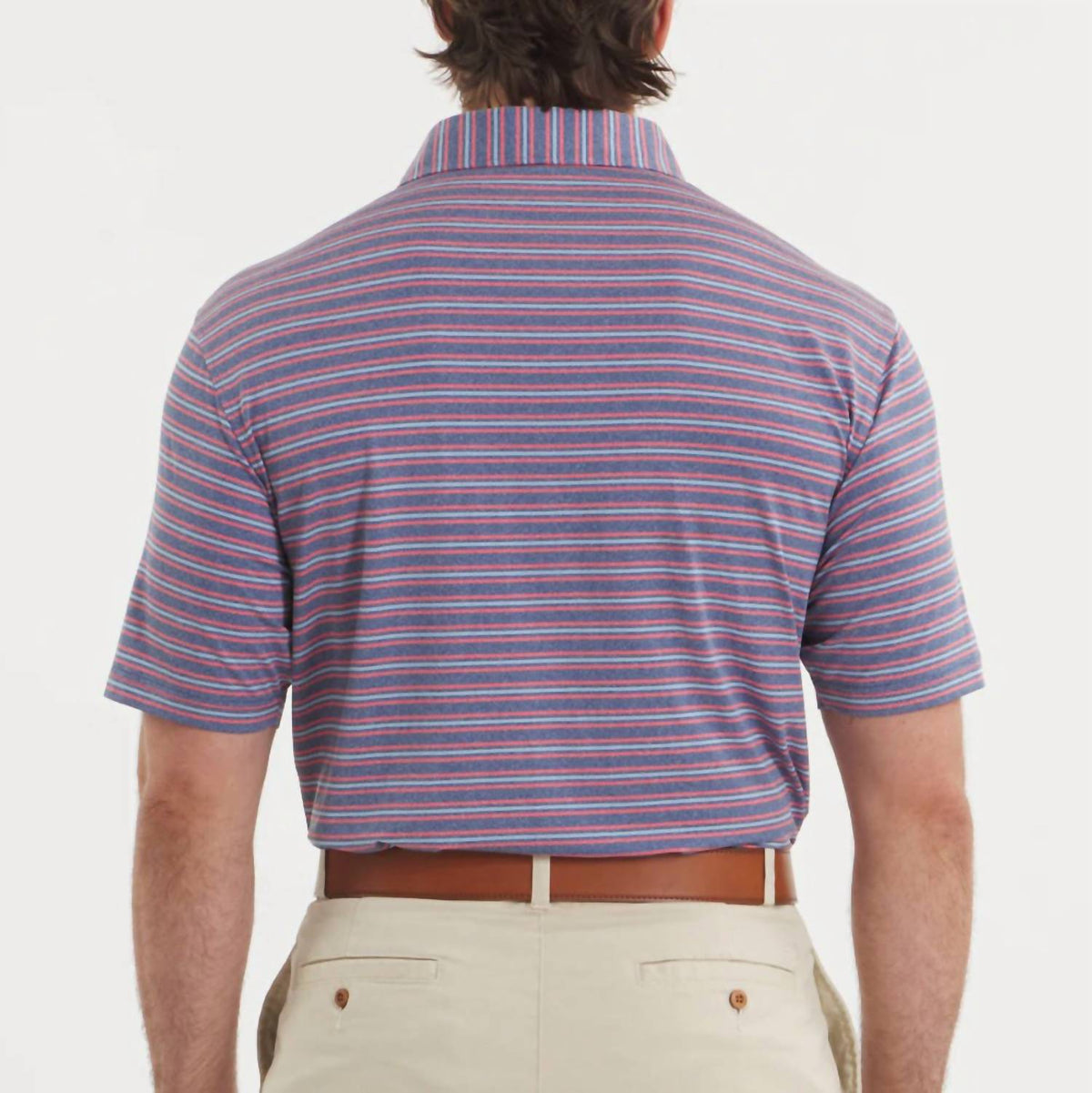 Southern Marsh - Maybourne Featherlight Stripe Polo Shirt