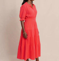 Southern Tide - Christa Short Sleeve Maxi Dress - clothing - cotton - dresses