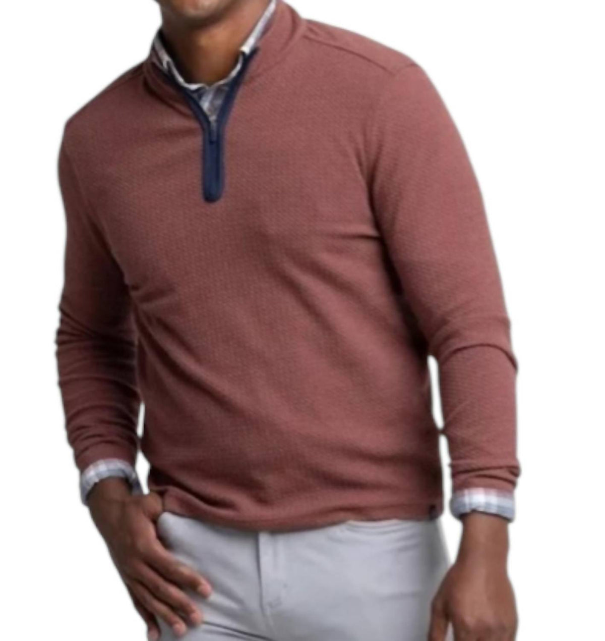 Southern Tide - Heather Outbound Quarter Zip Pullover
