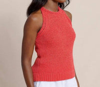 Southern Tide - Tessa Sweater Tank - clothing - cotton - blend - orange