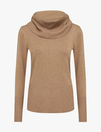Soya Concept - Dollie Cowl Sweater - brown - clothing - cowl