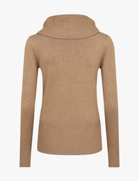 Soya Concept - Dollie Cowl Sweater - brown - clothing - cowl