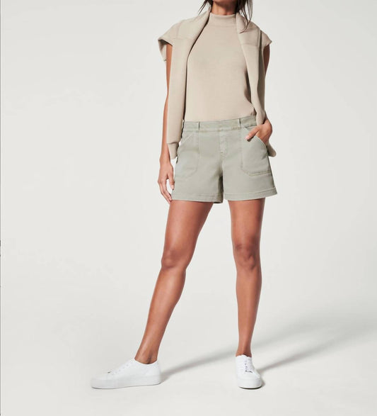 Spanx - 4" Stretch Twill Short - cargos - clothing - cotton - blend