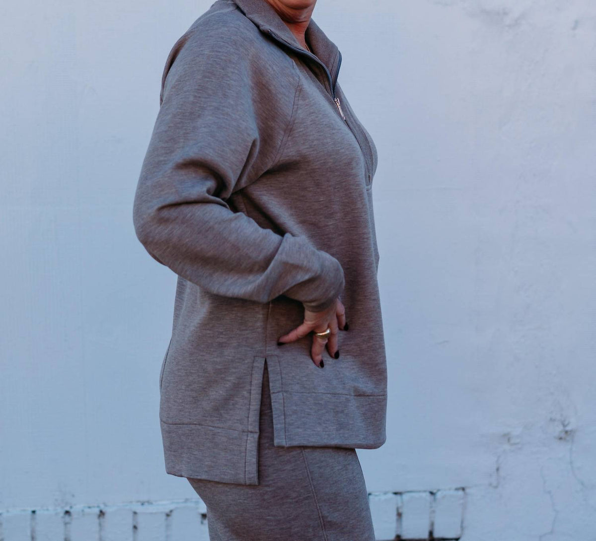 Spanx - Airessentials Brushed Half Zip Tunic