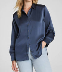 Spanx - Better Than Silk Button Down Shirt