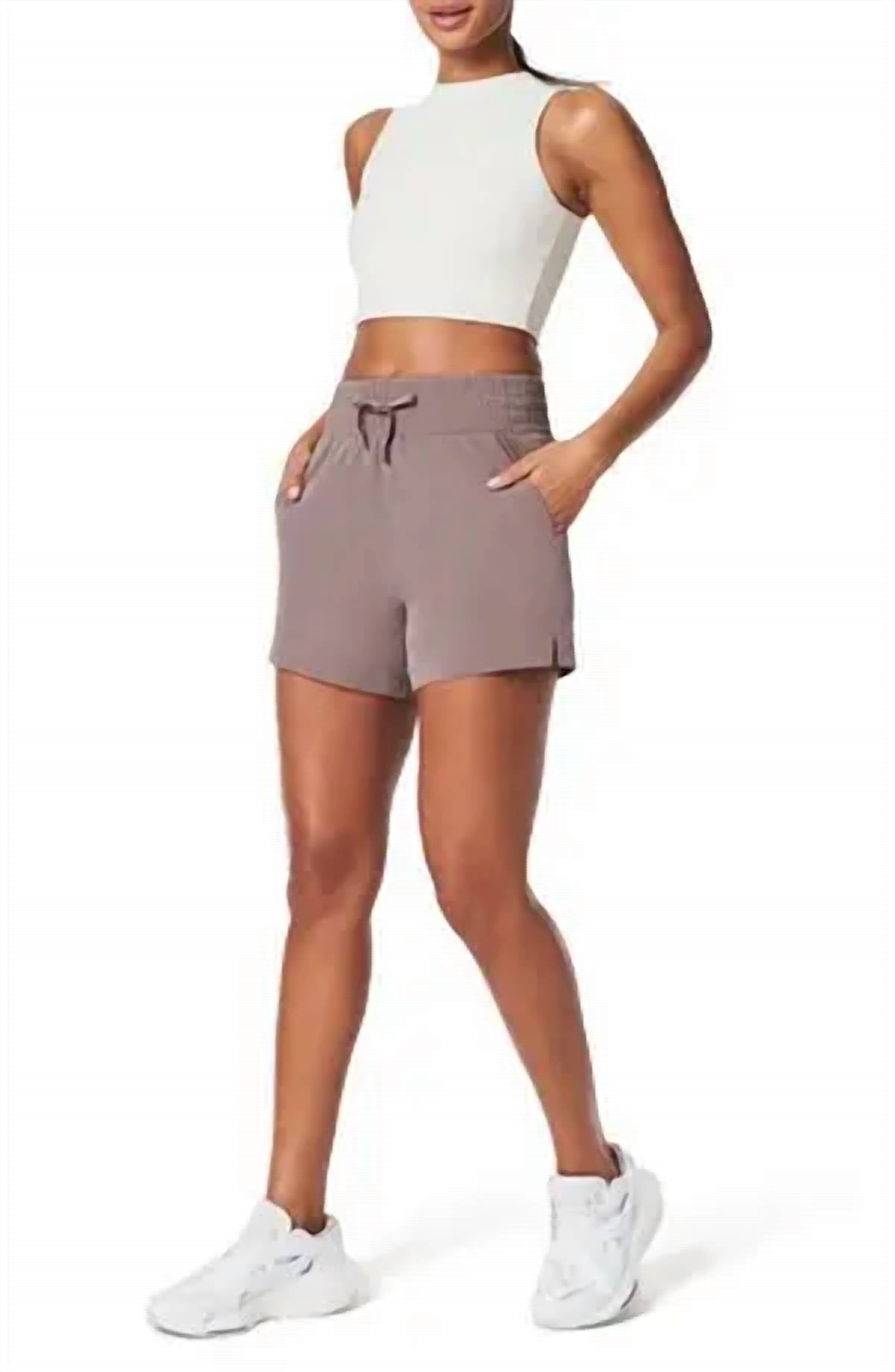 Spanx - Casual Fridays Short - athletic - shorts - brown - clothing