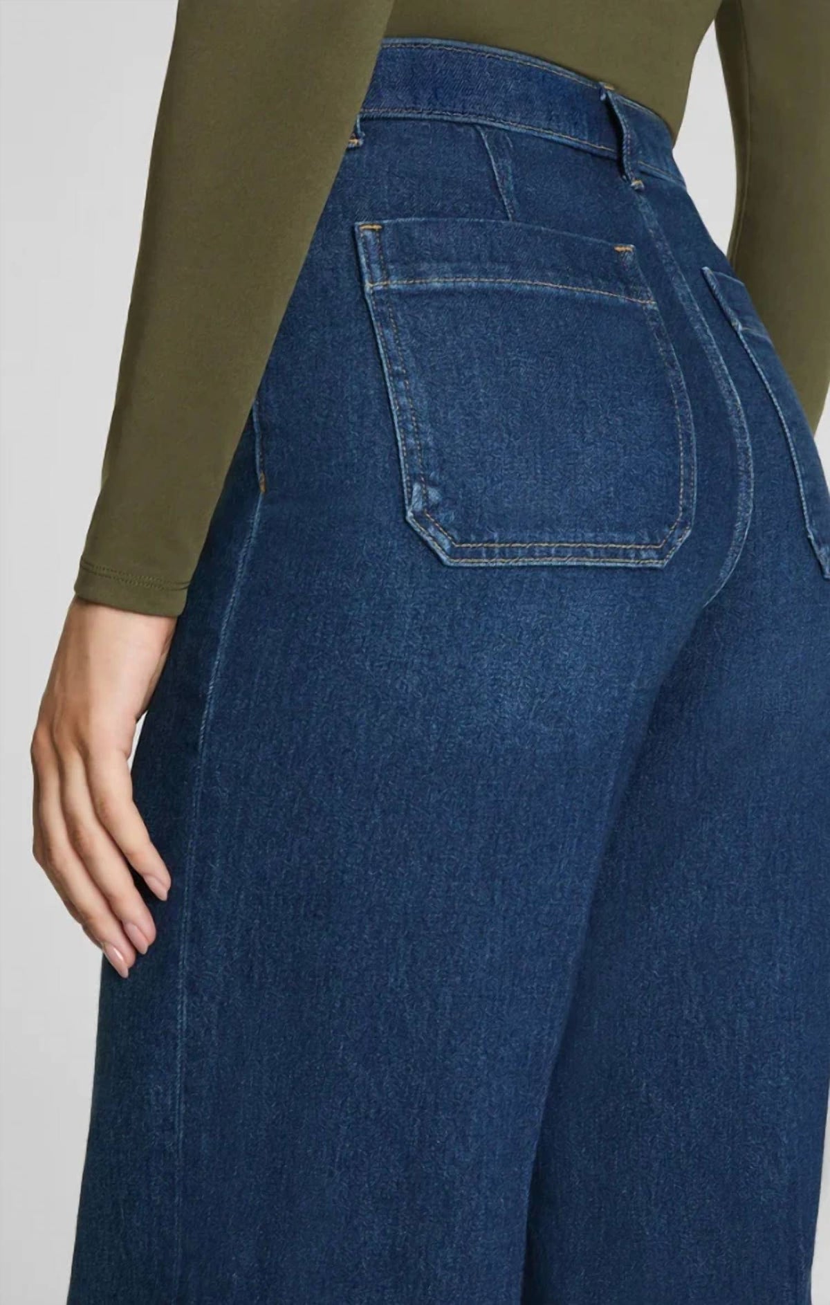 Spanx - Crop Wide Leg Jeans