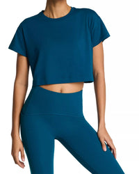 Spanx - Cropped Short Sleeve Tee