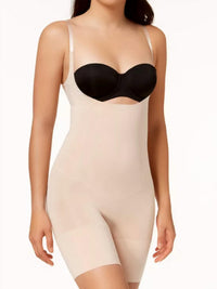 Spanx - Oncore Open-bust Mid-thigh Bodysuit