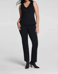 Spanx - Ponte Kick Flare Pants With Pintuck