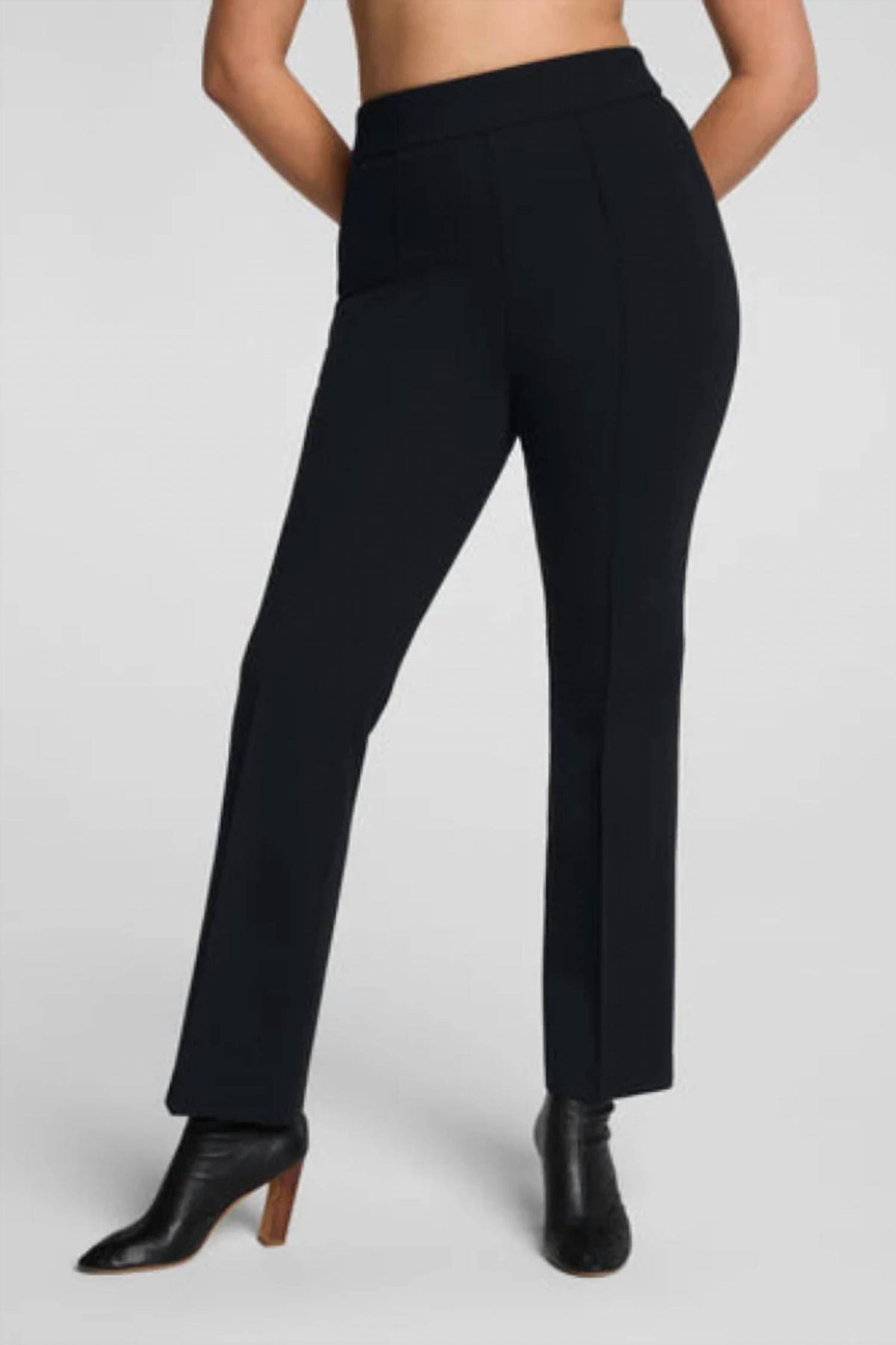 Spanx - Ponte Kick Flare Pants With Pintuck