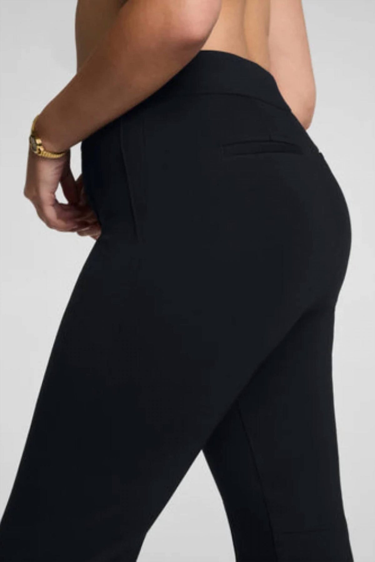 Spanx - Ponte Kick Flare Pants With Pintuck