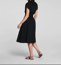 Spanx - Poplin Smocked Midi Shirt Dress