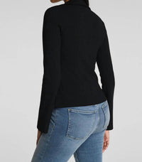 Spanx - Ribbed Knit Button Down Top