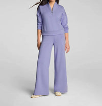 Spanx - Shawl Collar Half Zip Sweatshirt