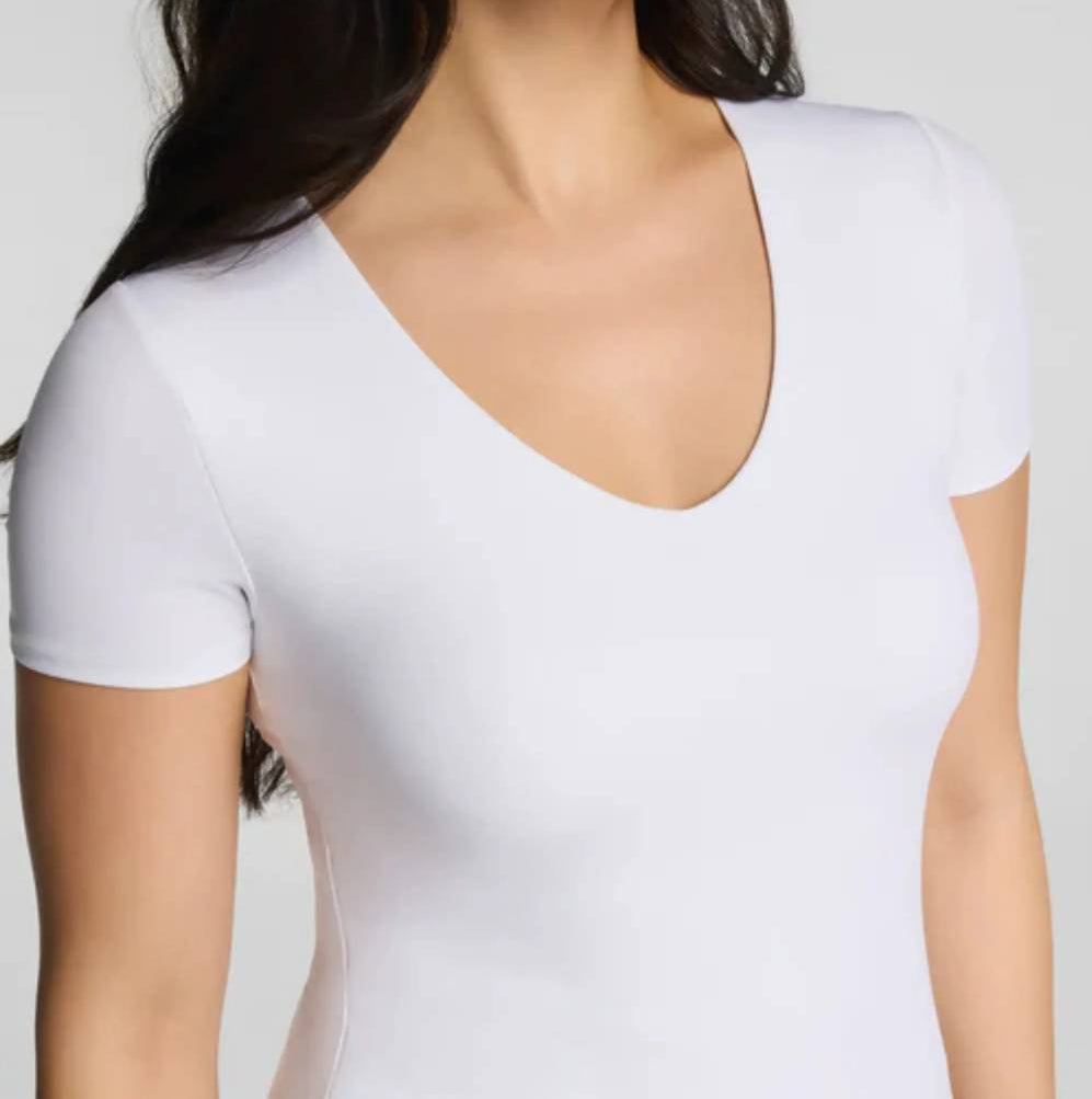 Spanx - Smooth Jersey V-neck Tee