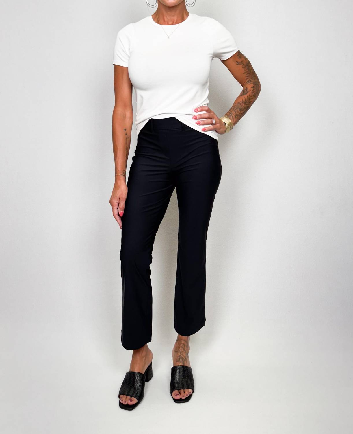 Spanx - Sunshine Kick Flare Pant - black - clothing - flare