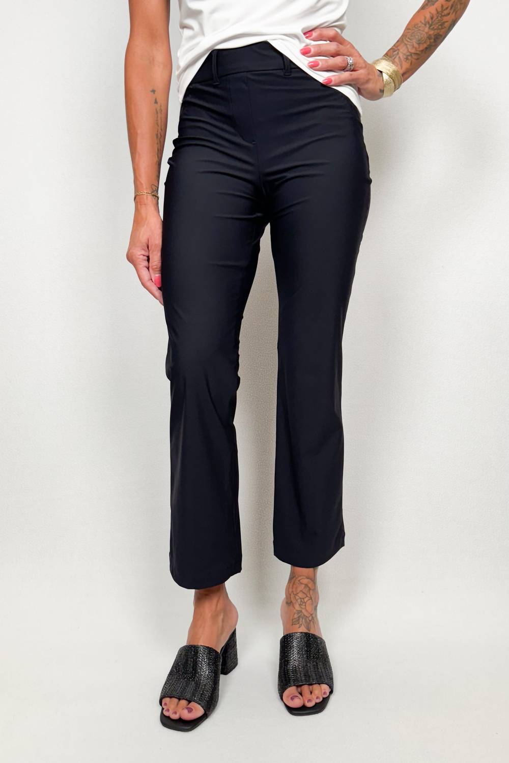 Spanx - Sunshine Kick Flare Pant - black - clothing - flare