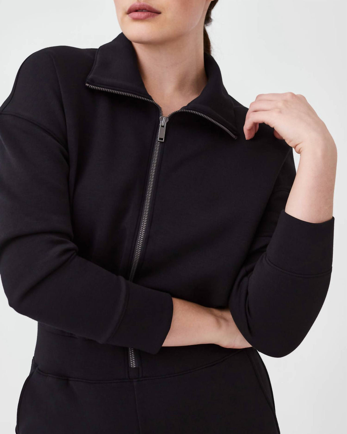 Spanx - Wide Leg Long Sleeve Jumpsuit