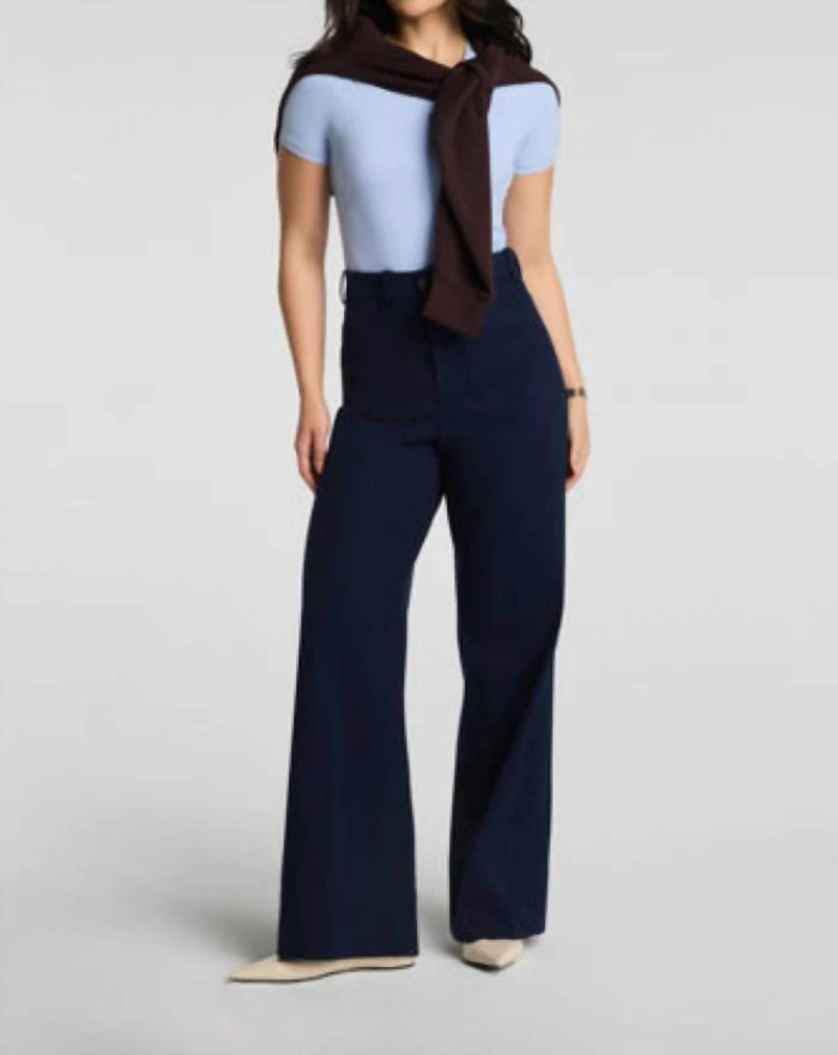 Spanx - Wide Leg Pants With Patch Pockets