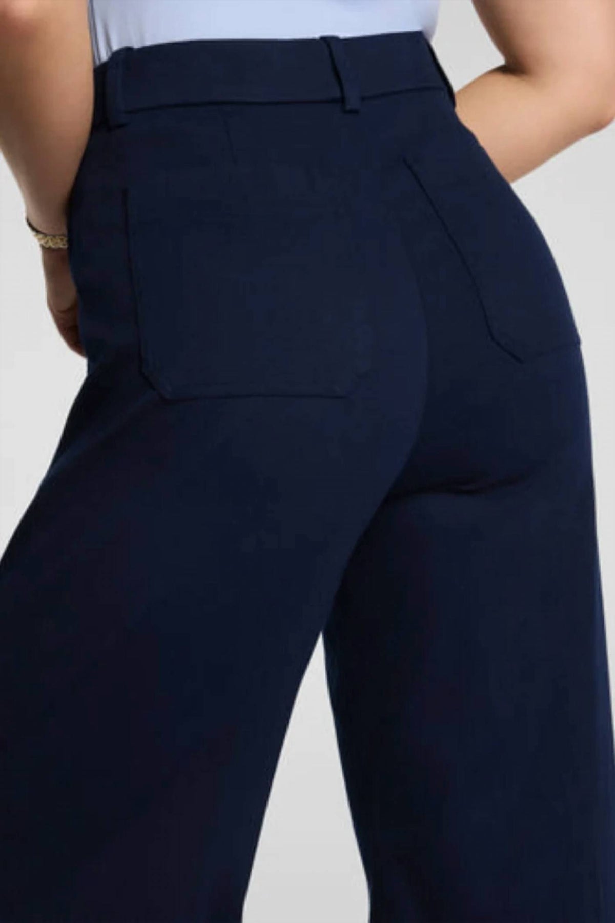 Spanx - Wide Leg Pants With Patch Pockets