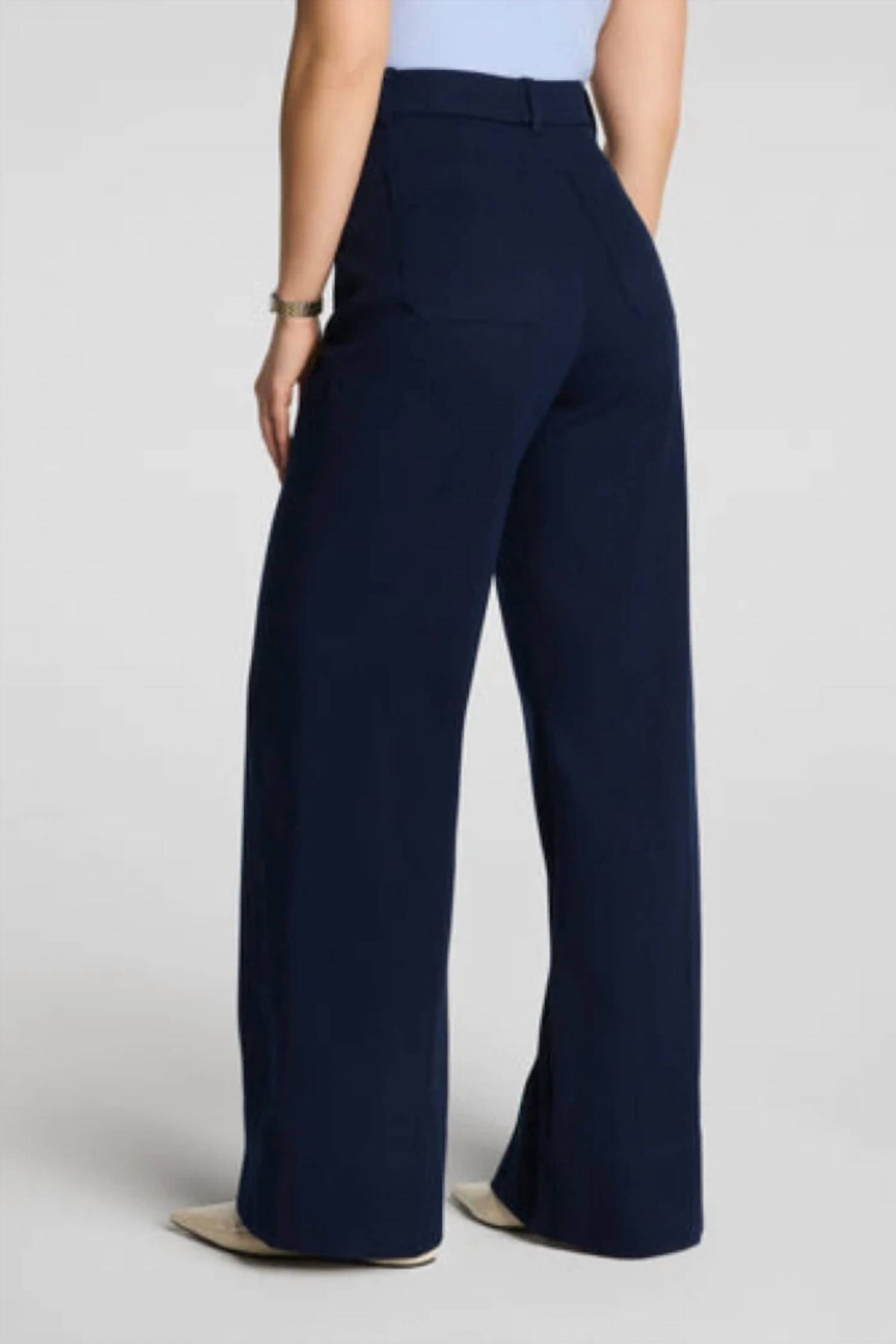 Spanx - Wide Leg Pants With Patch Pockets