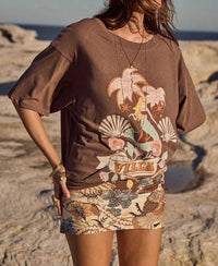 Spell - Villa Tropic Oversized Biker Tee